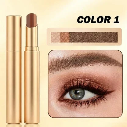 🎁🎉3-in-1 Eyeshadow Stick -Waterproof Long-Wear Shimmer Eye Make up