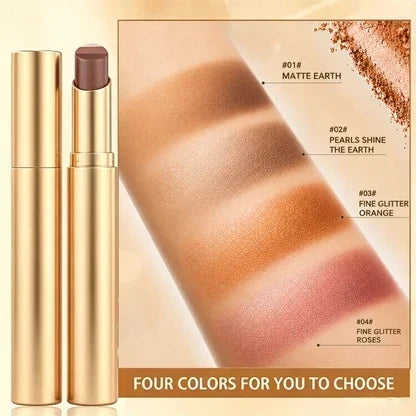 🎁🎉3-in-1 Eyeshadow Stick -Waterproof Long-Wear Shimmer Eye Make up