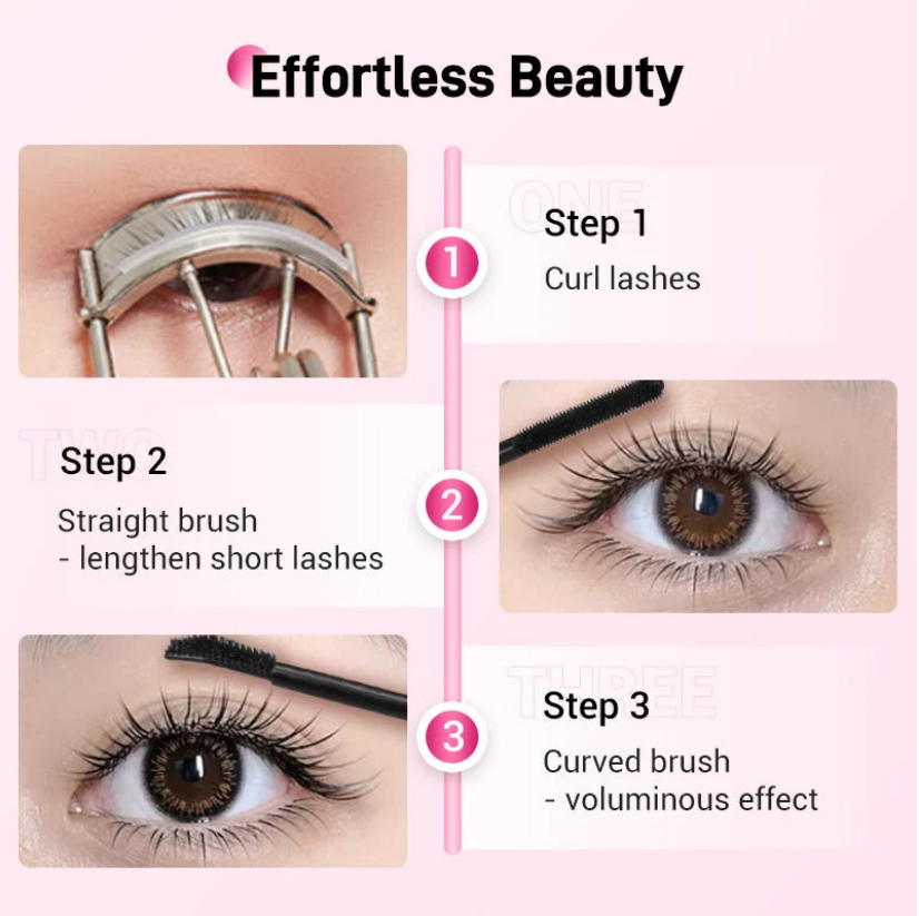 💕50% OFF 💕OFFDouble-Ended Waterproof Lengthening & Curling Mascara
