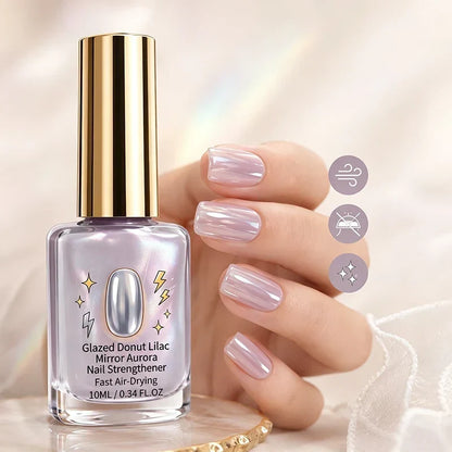 💜💅Last Day Special Price 70% OFF - Buy 2 Get 1 Free✨Lilac Glossy Mirror Nail Strengthener